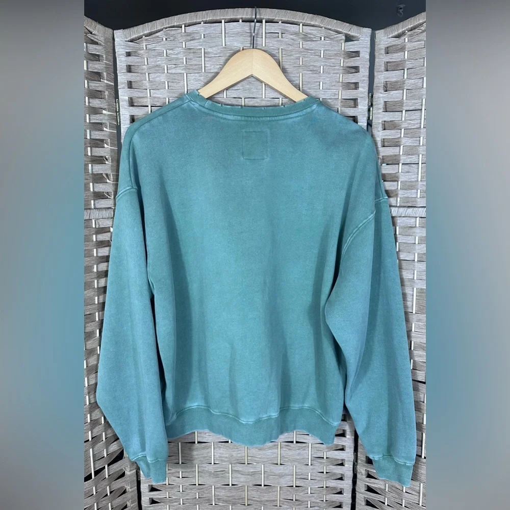 Lazy Sunday Distressed ‘Weekend’ Crewneck - Size Medium - Picture 5 of 8